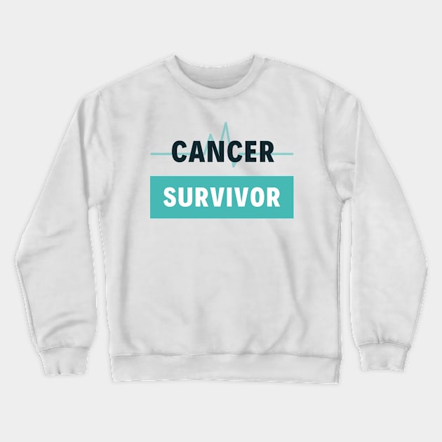 Cancer Survivor Crewneck Sweatshirt by FunnyStylesShop